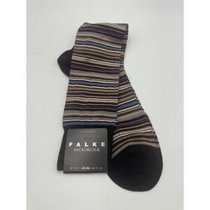 NWT Falke Microblock Socks Men's 11-12 Multicolor Moisture Wicking Lightweight